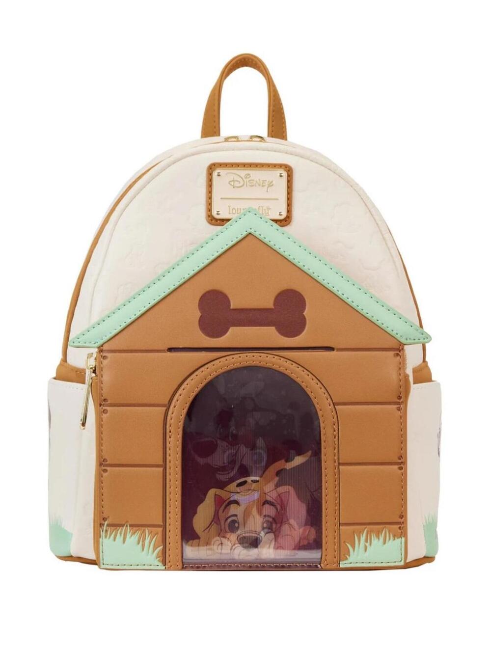 Loungefly Disney Heart Disney Dogs Triple Lenticular Mini Backpack